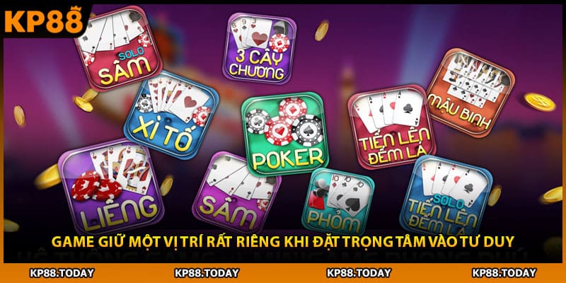 Game giữ một vị trí rất riêng khi đặt trọng tâm vào tư duy