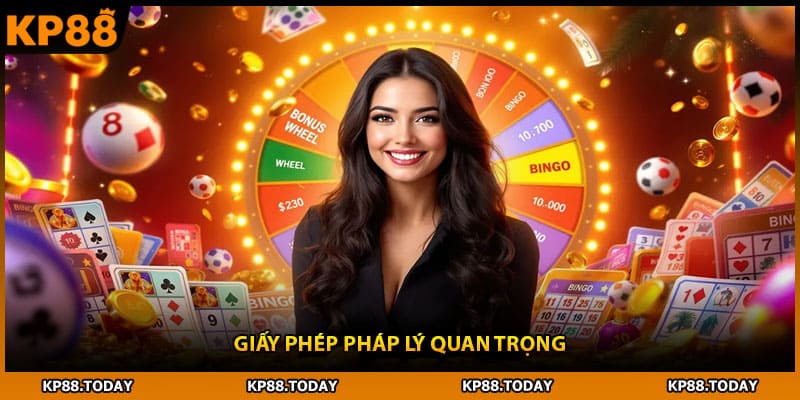 Giấy phép pháp lý quan trọng Giấy phép pháp lý quan trọng