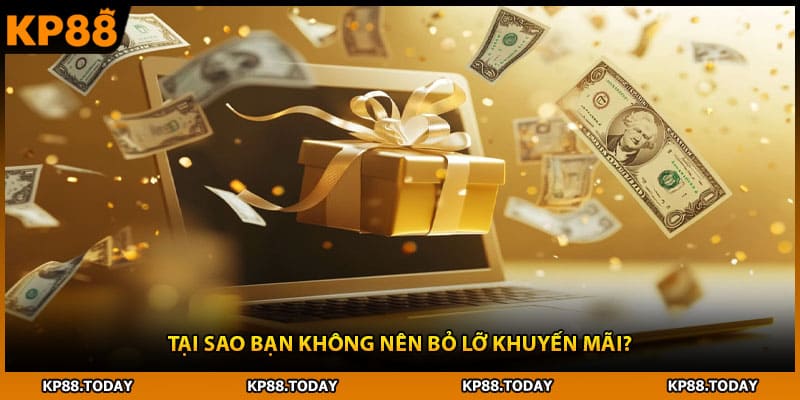 Tại sao bạn không nên bỏ lỡ khuyến mãi?