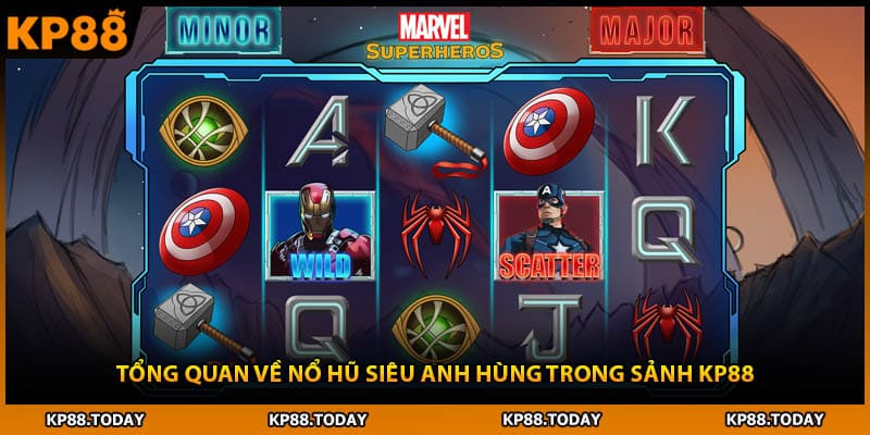 Tổng quan về nổ hũ siêu anh hùng trong sảnh KP88